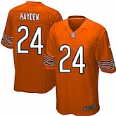 Nike Men & Women & Youth Bears #24 Hayden Orange Team Color Game Jersey